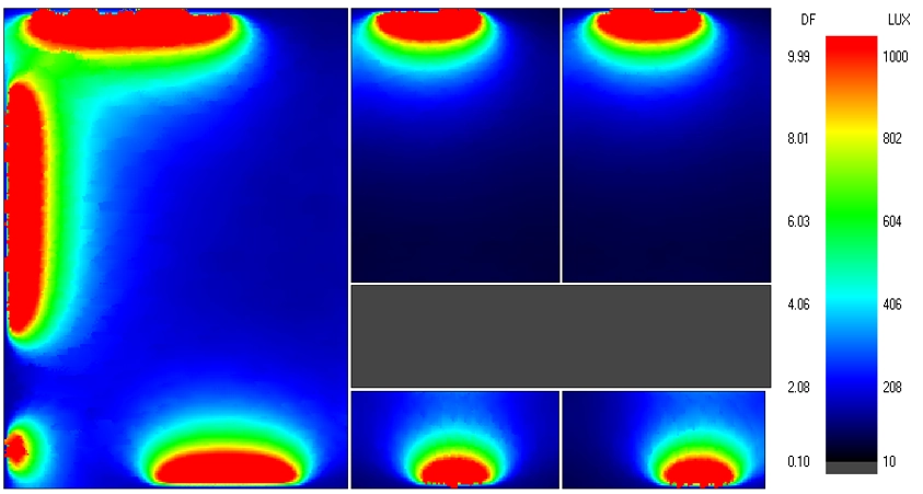 DesignBuiler daylight result