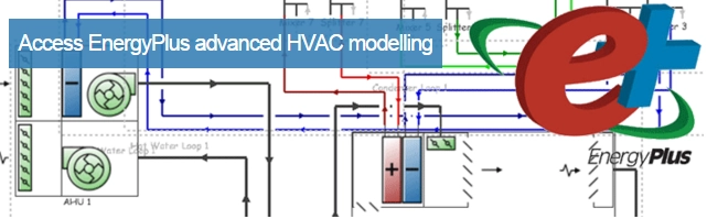 DesignBuilder promotional image for the Detailed HVAC module