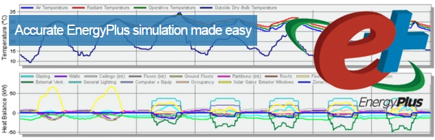 DesignBuilder promotion image for the simulation module